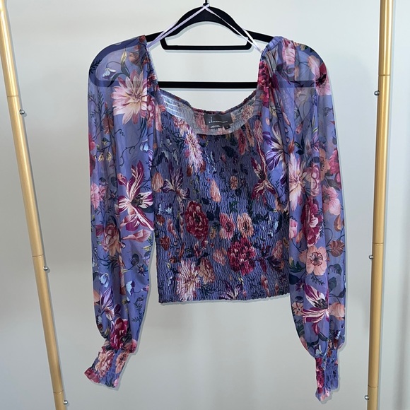 Anthropologie Rouen Smocked Top - Small - Picture 3 of 5